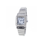 Montre d'occasion CARTIER Santos mixte automatique bracelet acier - vue 4