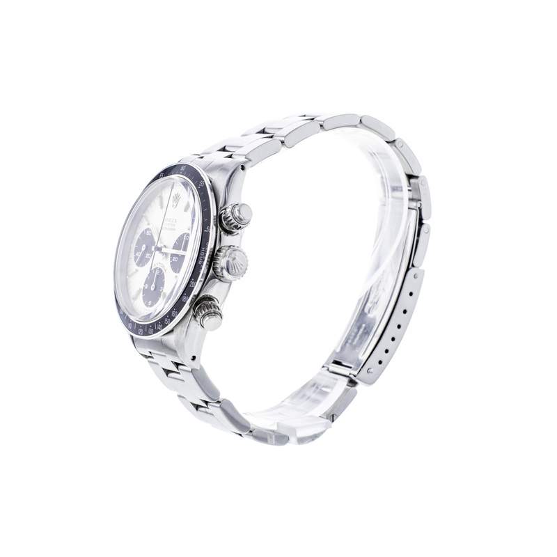 Montre d'occasion ROLEX Cosmograph Daytona 6263 Big Red homme mécanique bracelet acier - vue D2