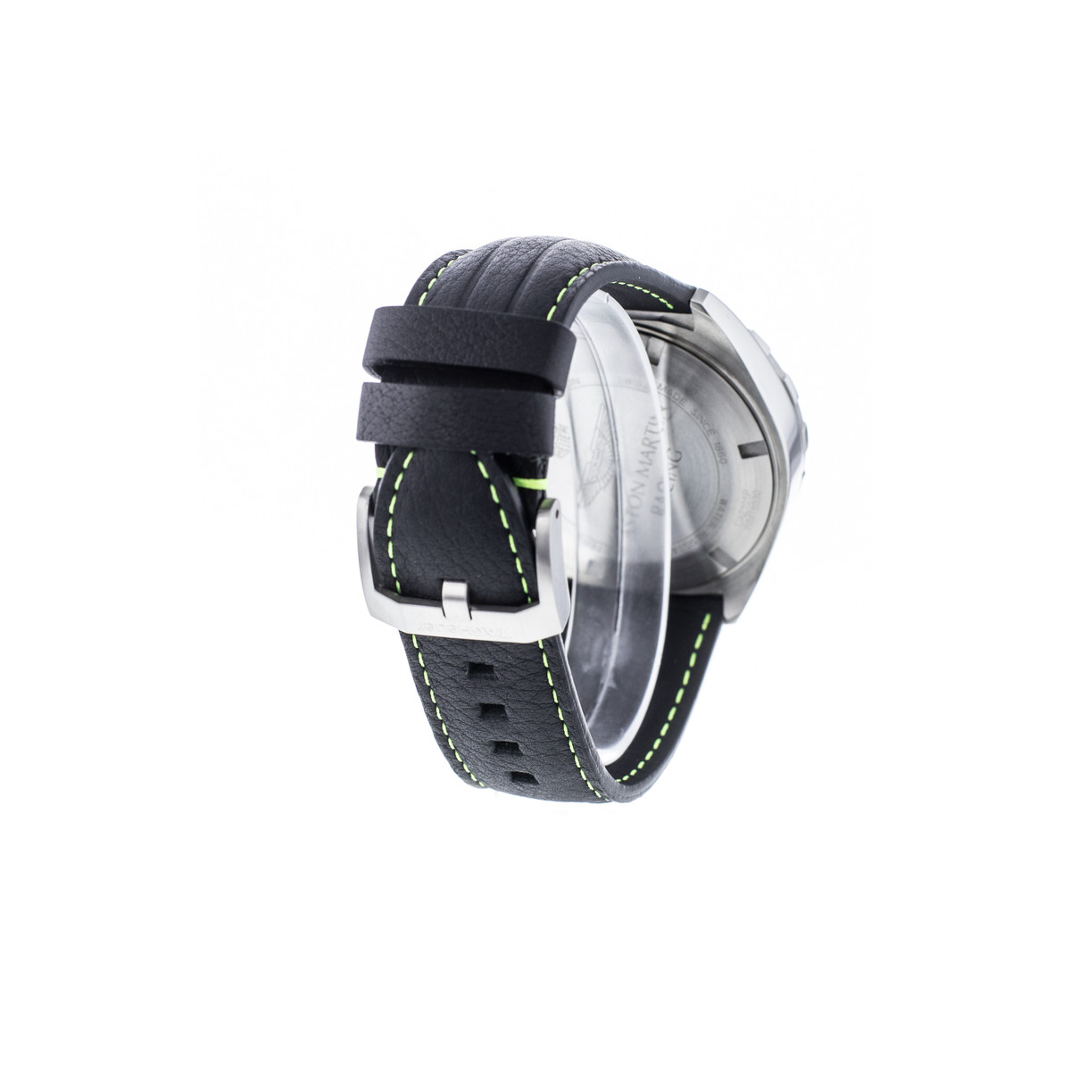 Montre d'occasion TAG HEUER Formula 1 Aston Martin homme quartz bracelet cuir d'origine - vue D4