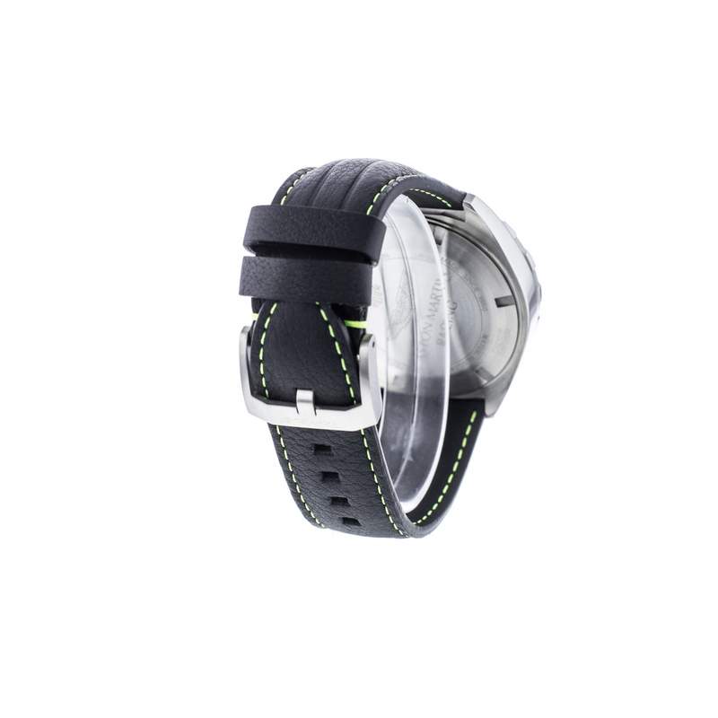 Montre d'occasion TAG HEUER Formula 1 Aston Martin homme quartz bracelet cuir d'origine - vue D4