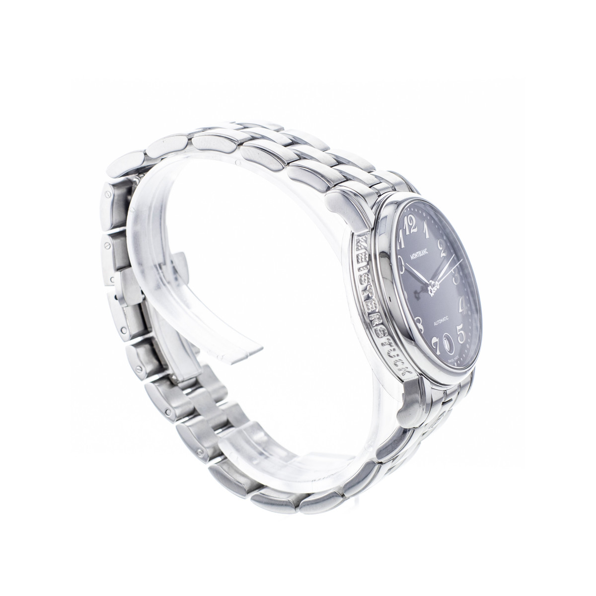 Montre d'occasion MONT BLANC Meisterstück femme automatique bracelet acier - vue 2