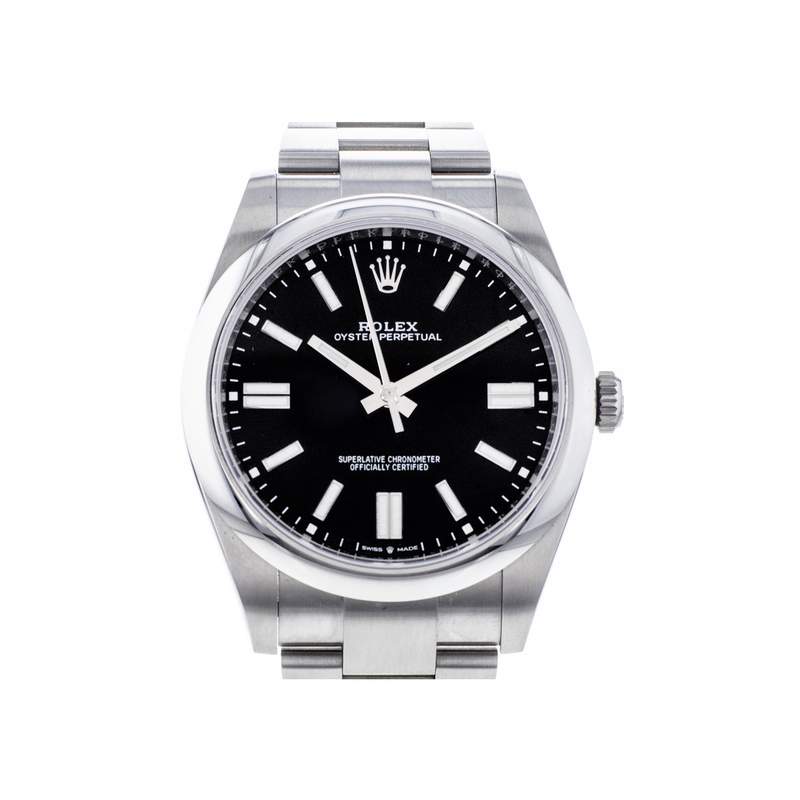 Montre d'occasion ROLEX Oyster Perpetual 41 mm homme mouvement automatique certifié (cosc) bracelet acier - vue 1