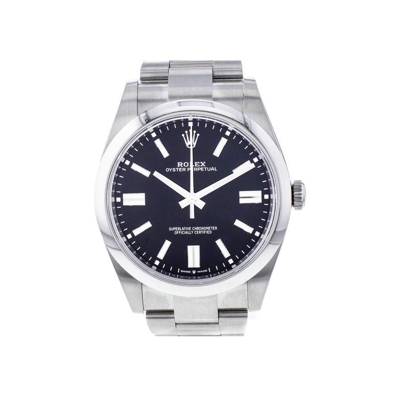 Montre d'occasion ROLEX Oyster Perpetual 41 mm homme mouvement automatique certifié (cosc) bracelet acier - vue 1