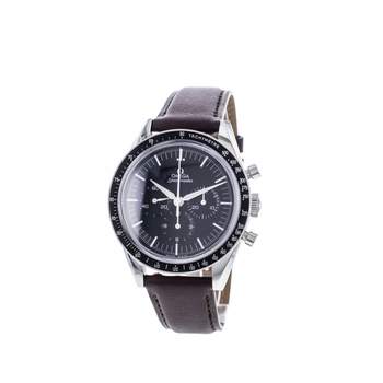 Montre d'occasion OMEGA Speedmaster First Omega In Space homme mécanique bracelet cuir cresus