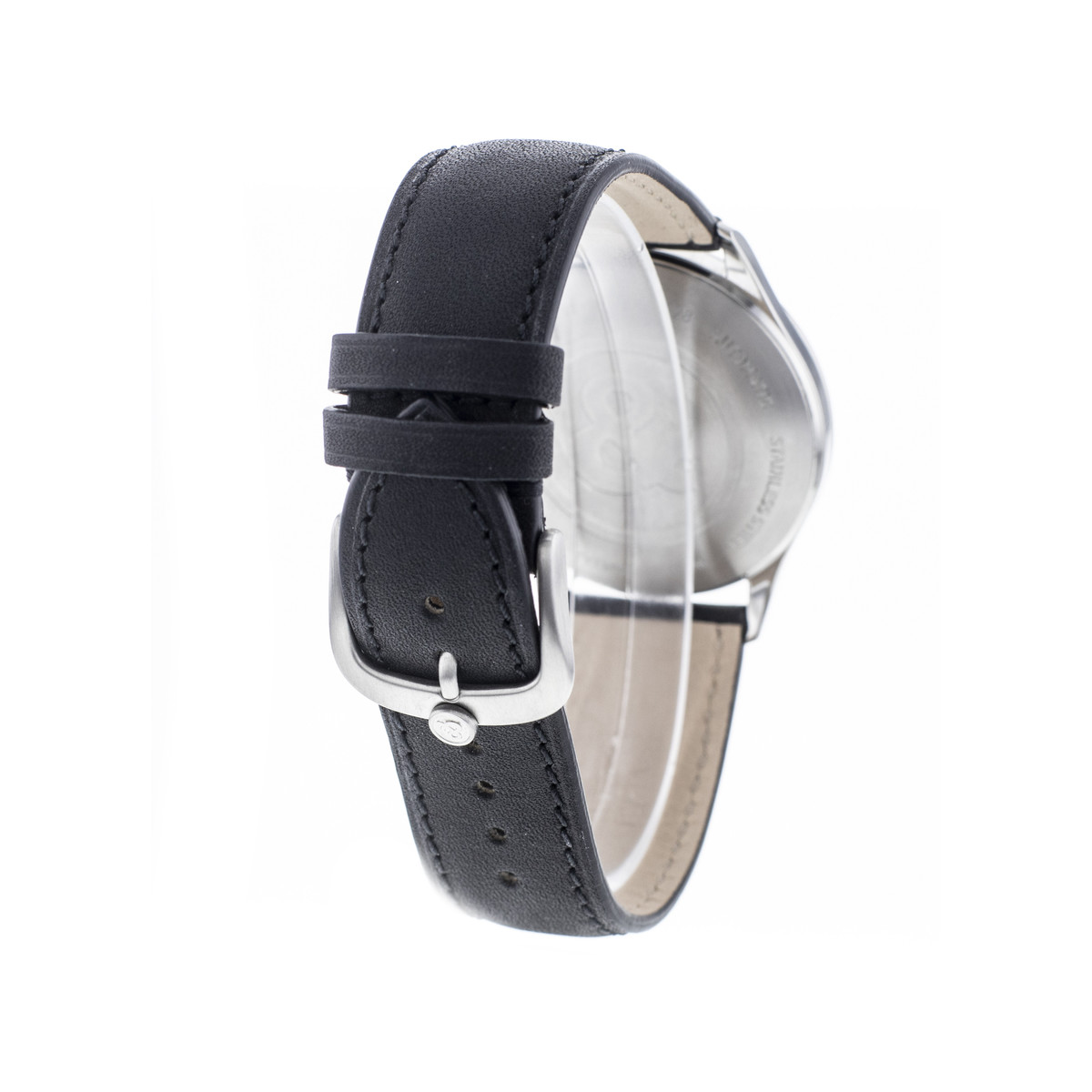 Montre d'occasion BELL & ROSS V1-92 Military Military homme automatique bracelet cuir cresus - vue D4