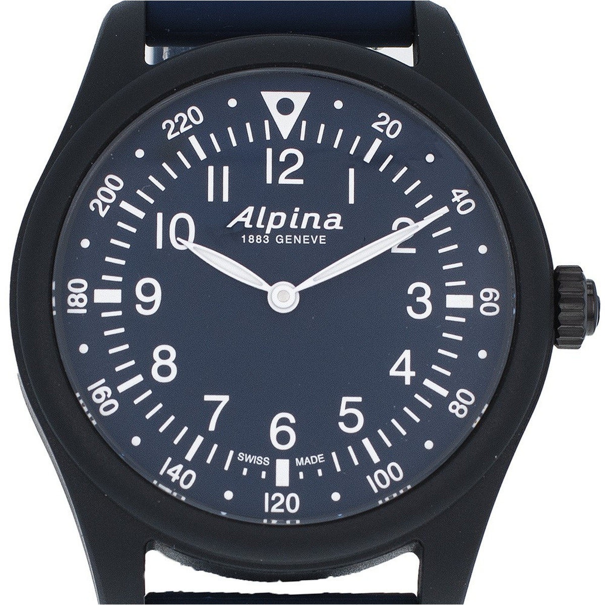 Montre d'occasion ALPINA StartimerX Balance homme autres bracelet caoutchouc - vue D1