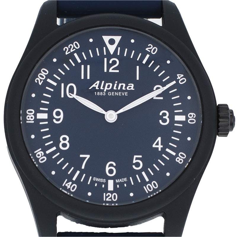 Montre d'occasion ALPINA StartimerX Balance homme autres bracelet caoutchouc - vue D1
