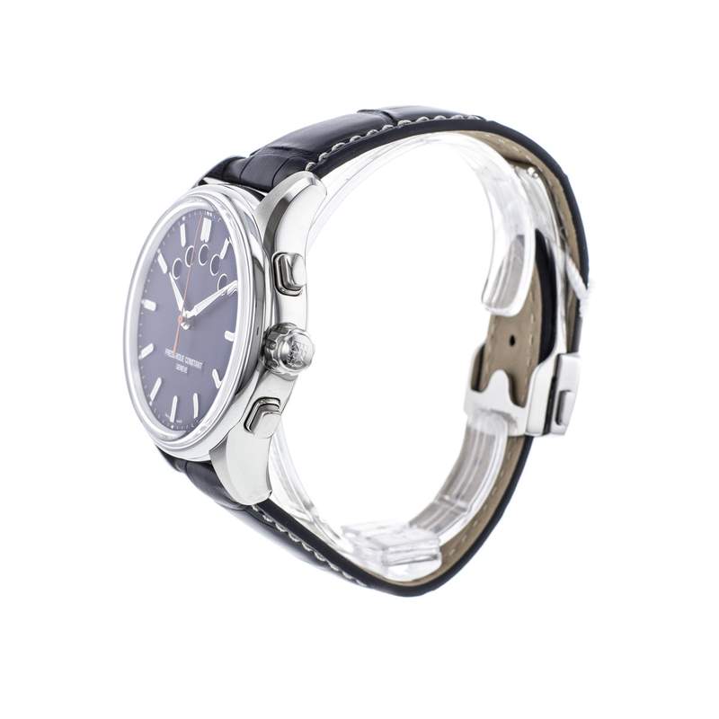 Montre d'occasion FREDERIQUE CONSTANT Yacht Timer Regatta Countdown homme automatique bracelet acier - vue D2