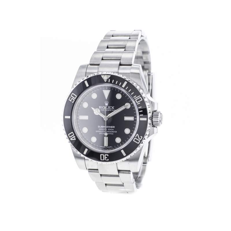 Montre d'occasion ROLEX Submariner homme mouvement automatique certifié (cosc) bracelet acier - vue 4