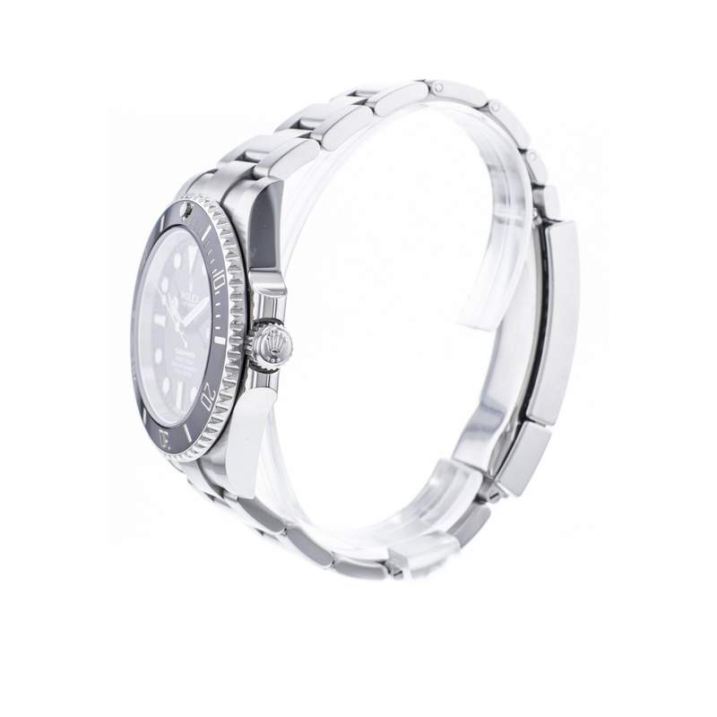 Montre d'occasion ROLEX Submariner homme mouvement automatique certifié (cosc) bracelet acier - vue D2