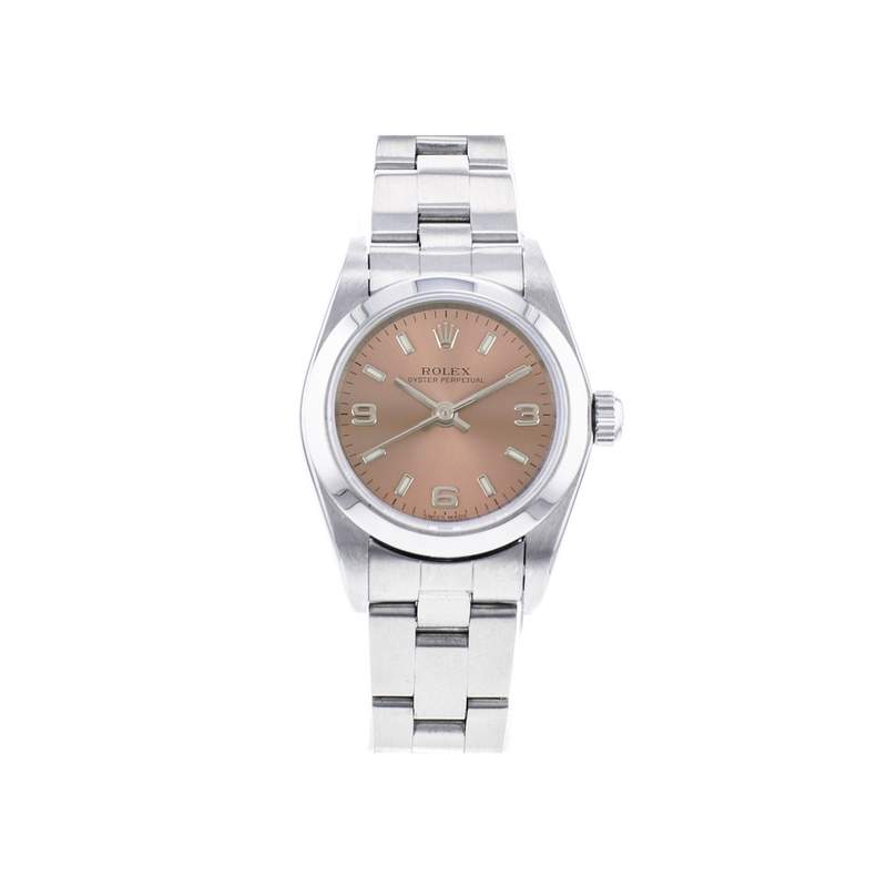 Montre d'occasion ROLEX Oyster Perpetual Lady femme automatique bracelet acier - vue 1