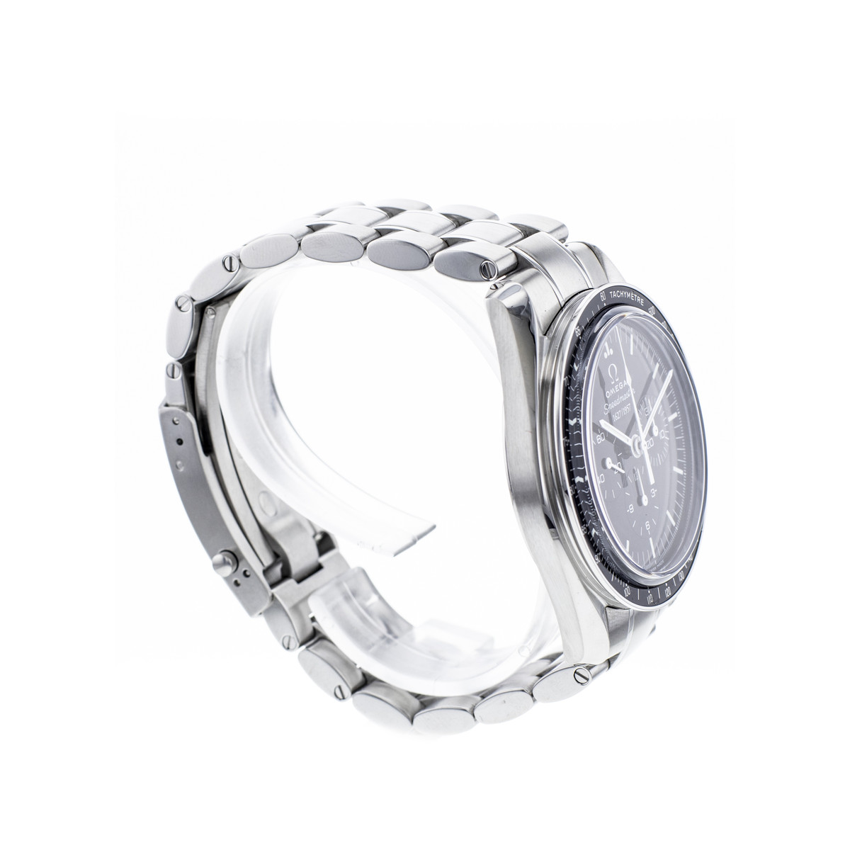 Montre d'occasion OMEGA Speedmaster Moonwatch 50th Anniversary homme mécanique bracelet acier - vue 2