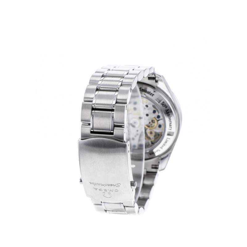Montre d'occasion OMEGA Speedmaster Moonwatch 50th Anniversary homme mécanique bracelet acier - vue D4