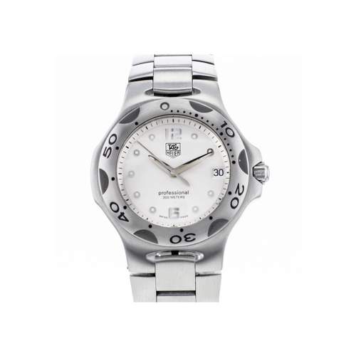 Tweedehands TAG HEUER Kirium unisex quartzhorloge met stalen armband