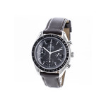 Montre d'occasion OMEGA Speedmaster Reduced homme automatique bracelet cuir cresus - vue 4