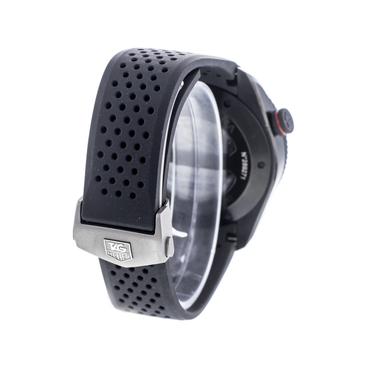 Montre d'occasion TAG HEUER Grand Carrera Calibre 36 RS homme automatique bracelet caoutchouc - vue D4