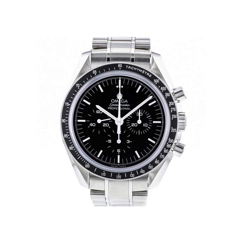Montre d'occasion OMEGA Speedmaster Moonwatch homme mécanique bracelet acier - vue 1