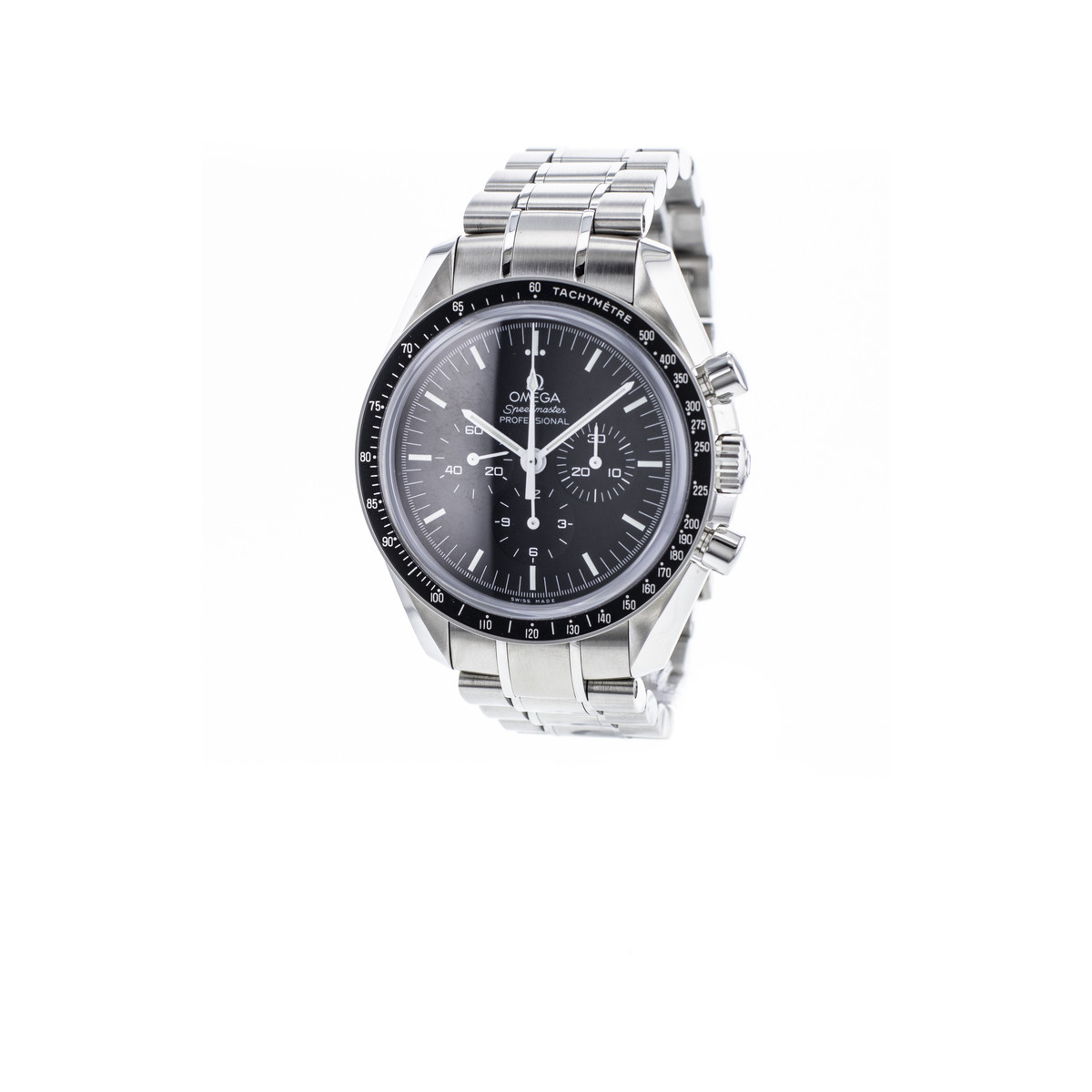Montre d'occasion OMEGA Speedmaster Moonwatch homme mécanique bracelet acier - vue 4