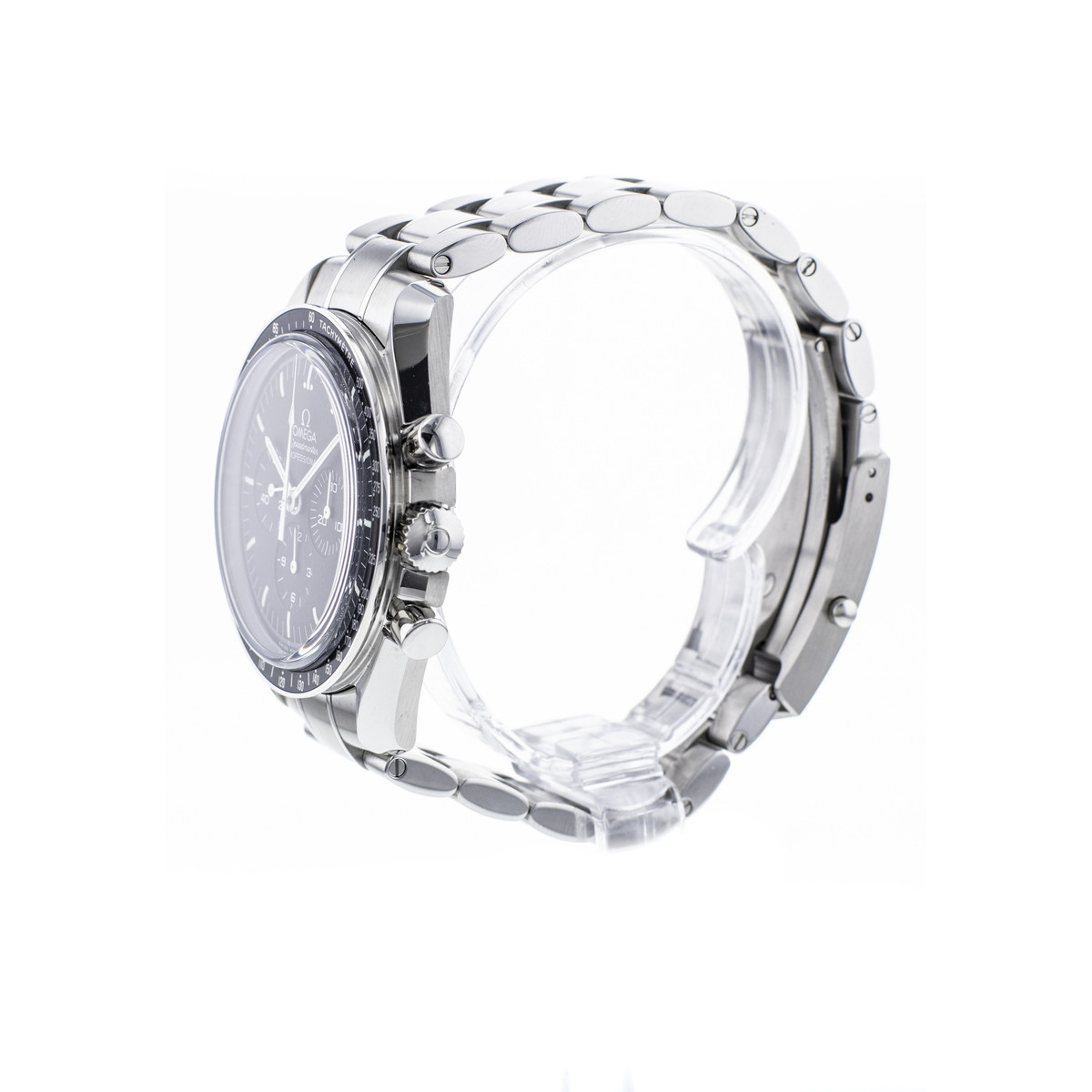 Montre d'occasion OMEGA Speedmaster Moonwatch homme mécanique bracelet acier - vue D2