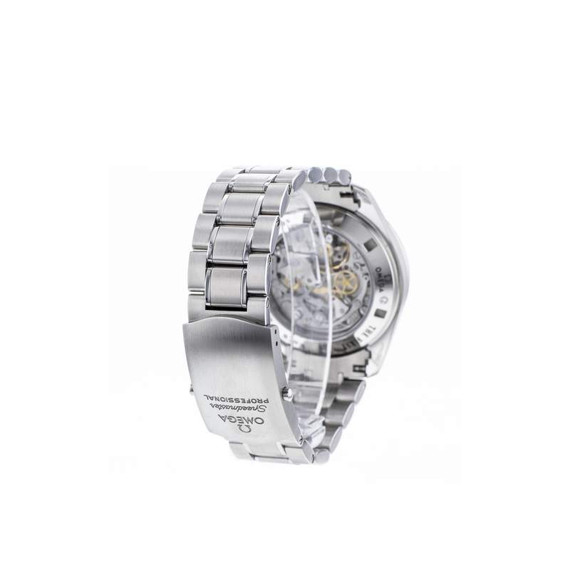 Montre d'occasion OMEGA Speedmaster Moonwatch homme mécanique bracelet acier - vue D4