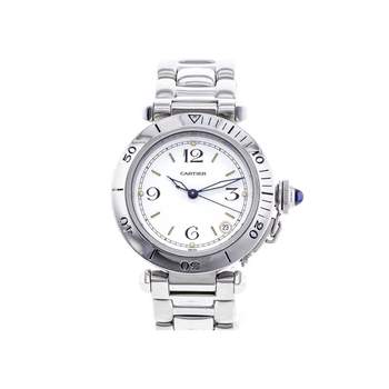Montre d'occasion CARTIER Pasha Seatimer homme automatique bracelet acier