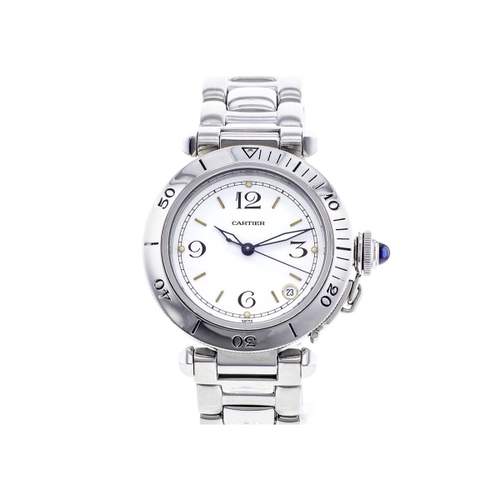 Montre d'occasion CARTIER Pasha Seatimer homme automatique bracelet acier