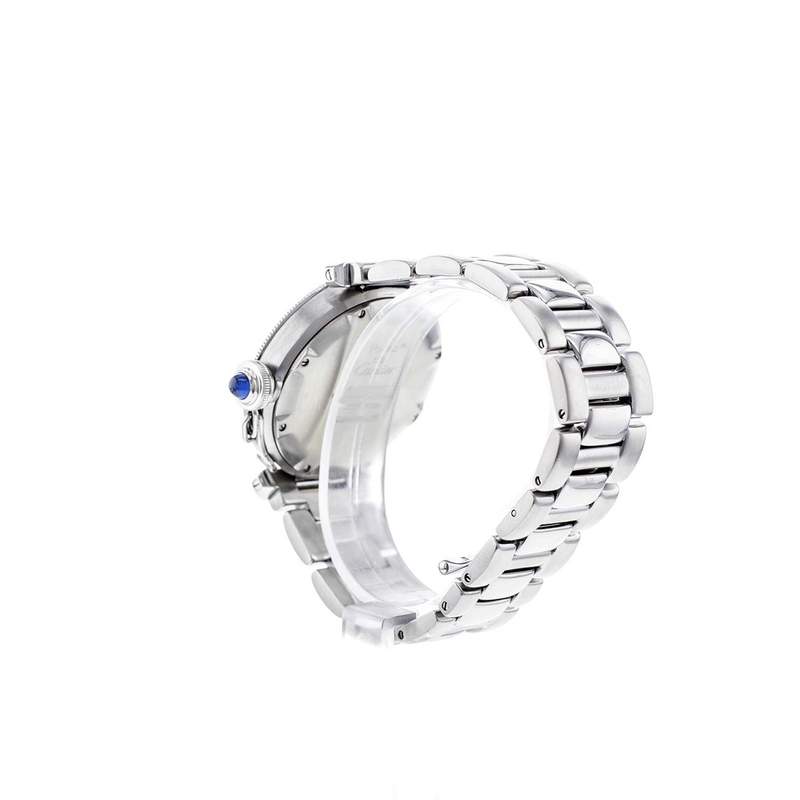 Montre d'occasion CARTIER Pasha Seatimer homme automatique bracelet acier - vue D5