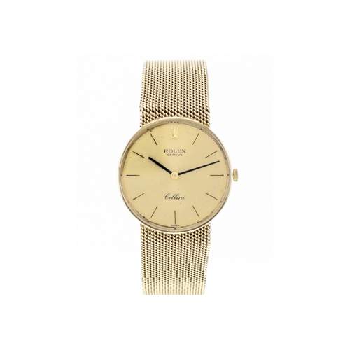 Montre d'occasion ROLEX Cellini femme mécanique bracelet or jaune 750/000