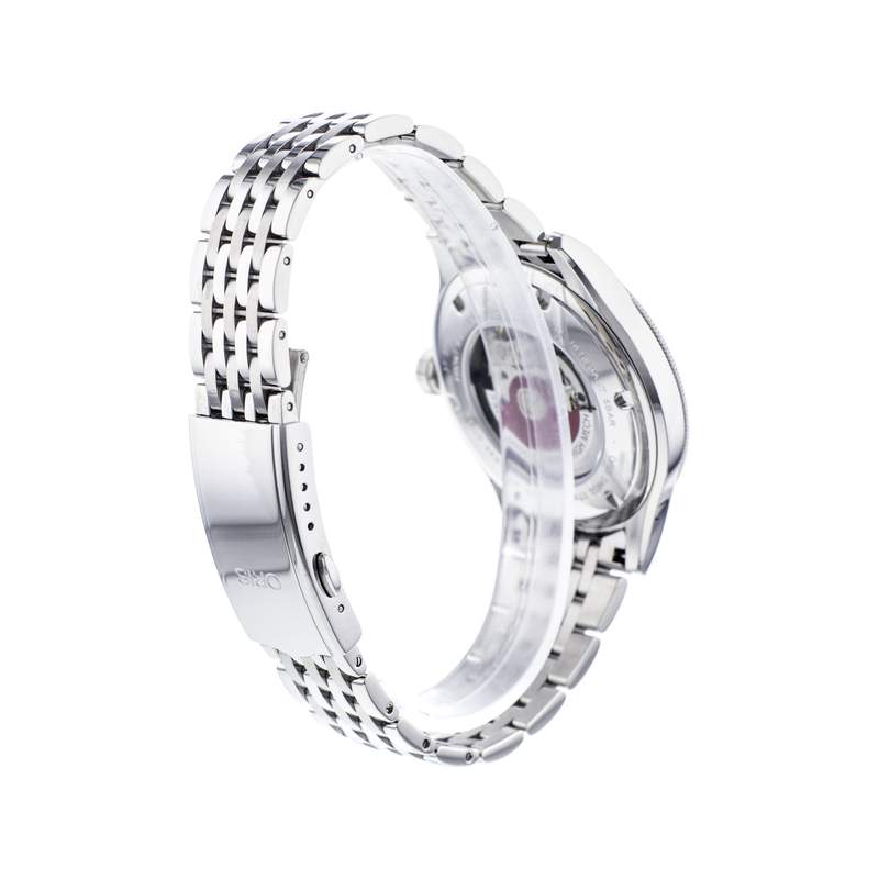 Montre d'occasion ORIS Classic Date homme automatique bracelet acier - vue D4