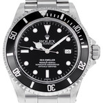 Montre d'occasion ROLEX Sea-Dweller homme mouvement automatique certifié (cosc) bracelet acier - vue D1
