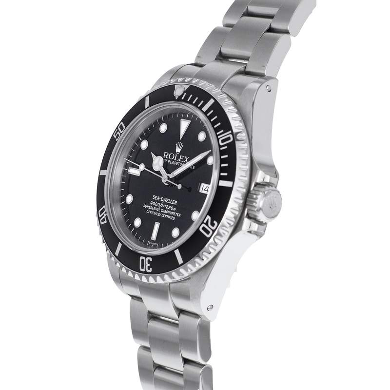 Montre d'occasion ROLEX Sea-Dweller homme mouvement automatique certifié (cosc) bracelet acier - vue D2