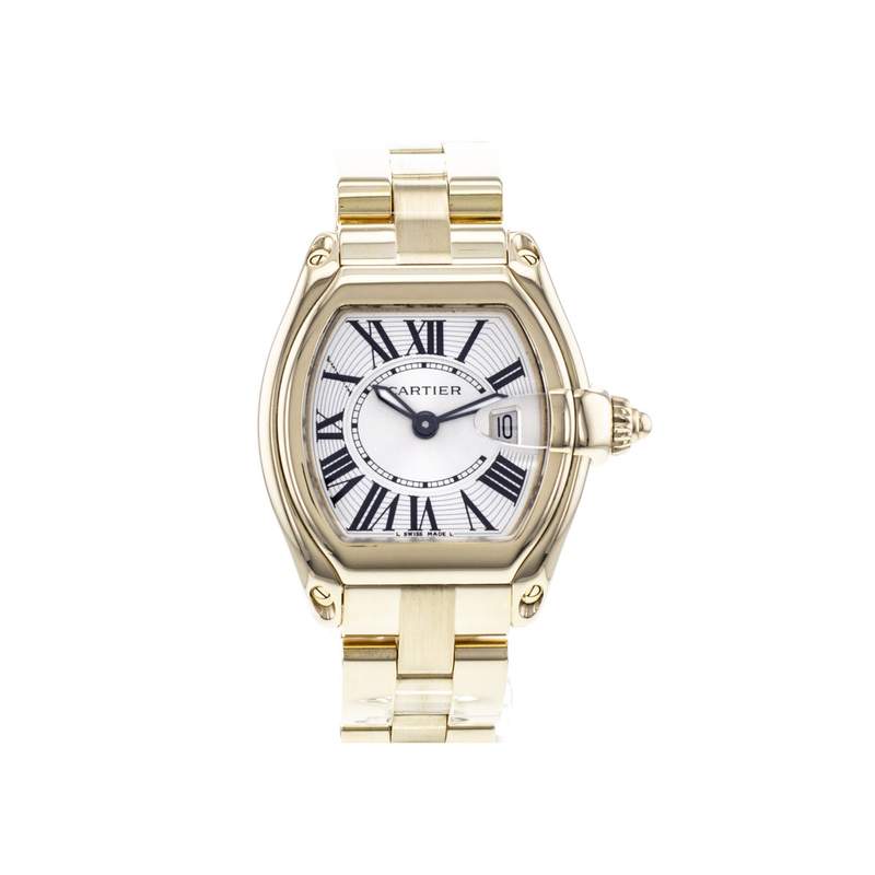 Montre d'occasion CARTIER Roadster femme quartz bracelet or jaune 750/000 - vue 1