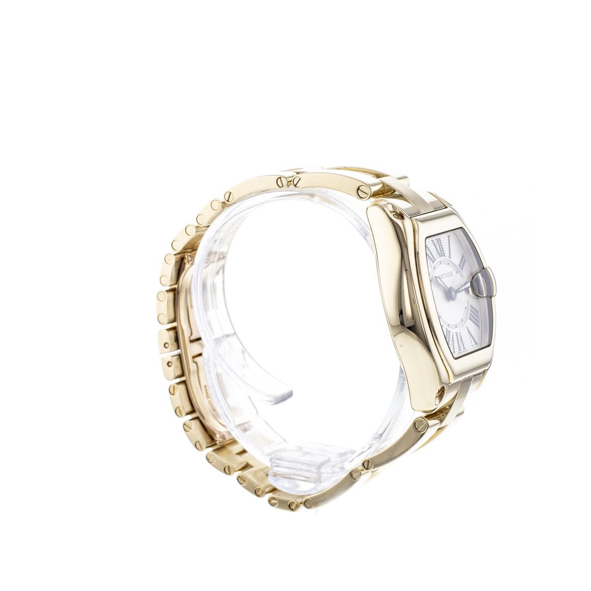 Montre d'occasion CARTIER Roadster femme quartz bracelet or jaune 750/000 - vue 2