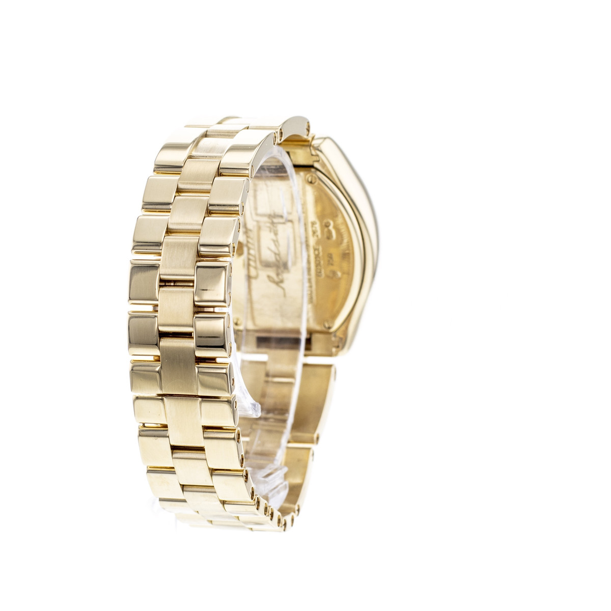 Montre d'occasion CARTIER Roadster femme quartz bracelet or jaune 750/000 - vue D4