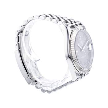 Montre d'occasion ROLEX DateJust Wimbledon homme mouvement automatique certifié (cosc) bracelet acier