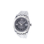 Montre d'occasion ROLEX DateJust Wimbledon homme mouvement automatique certifié (cosc) bracelet acier - vue 4
