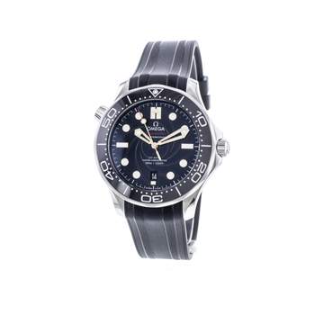 Montre d'occasion OMEGA Seamaster Diver 300 m Edition Limitée James Bond homme mouvement automatique certifié (cosc) bracelet caoutchouc