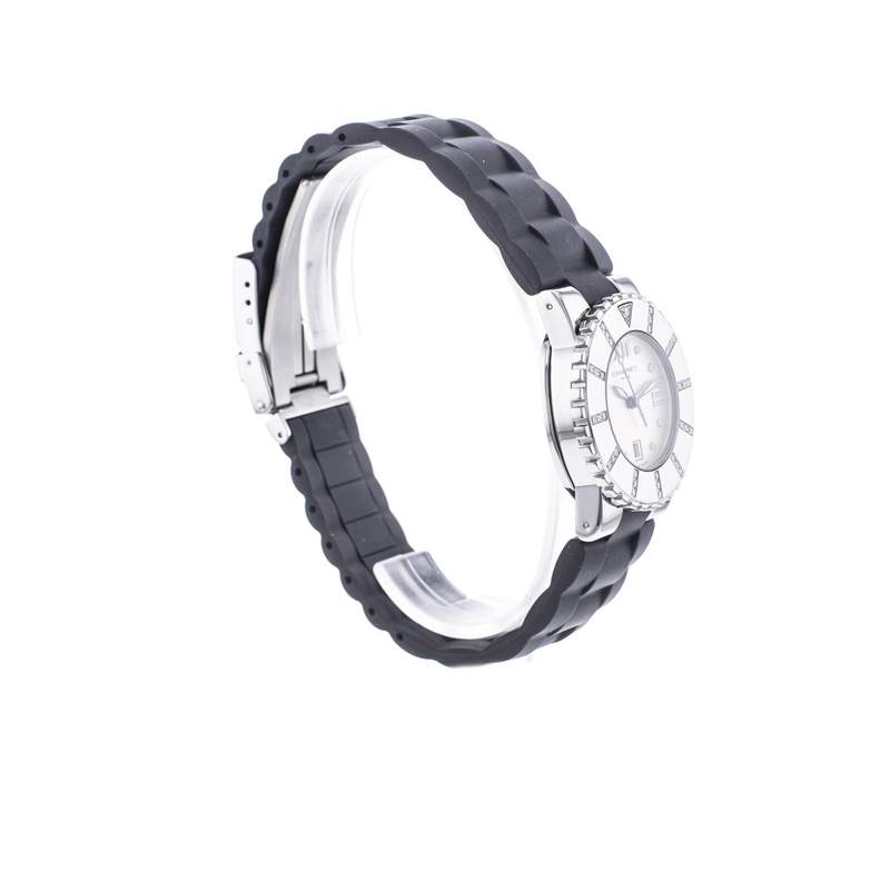Montre d'occasion CHAUMET Class One Diamants femme quartz bracelet caoutchouc - vue 2