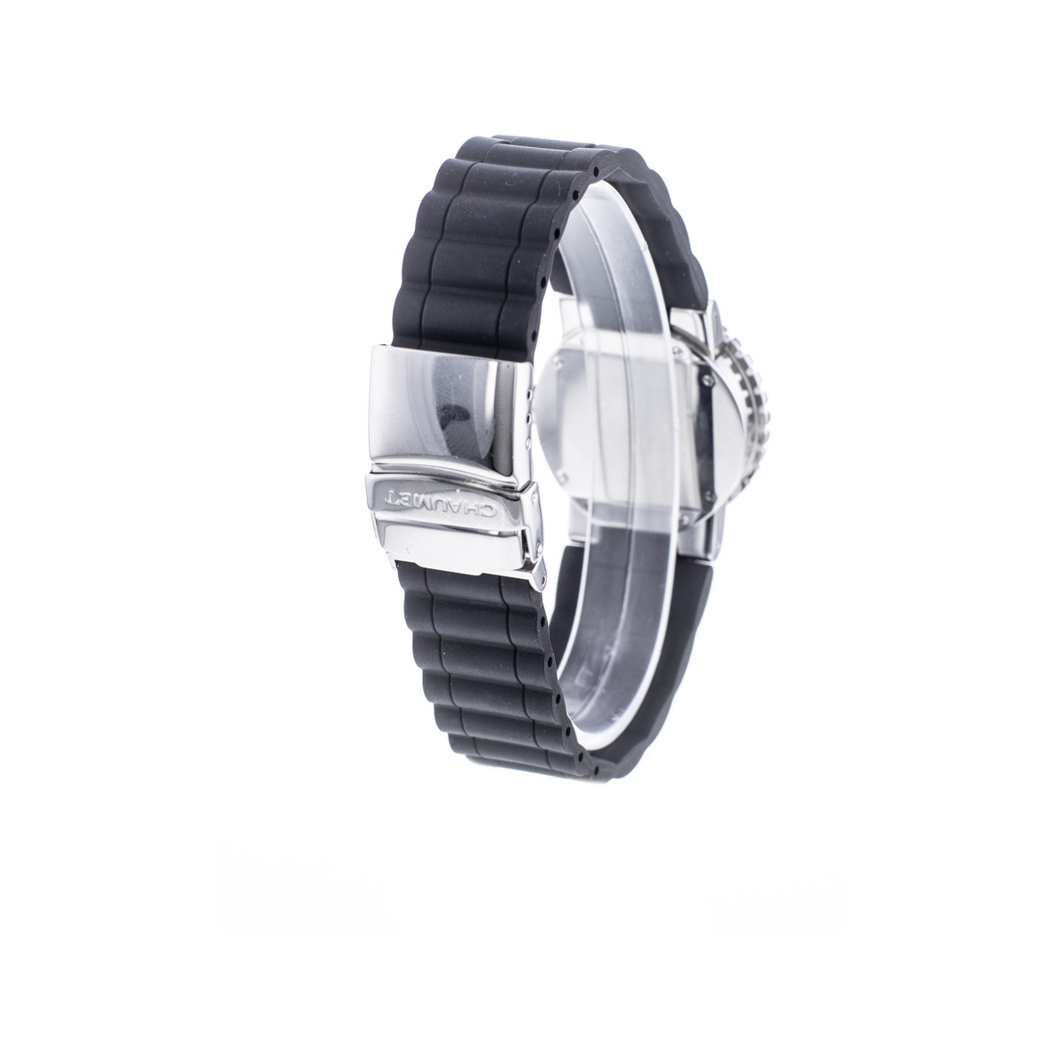 Montre d'occasion CHAUMET Class One Diamants femme quartz bracelet caoutchouc - vue D4
