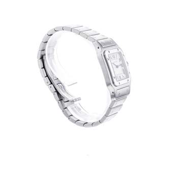 Montre d'occasion CARTIER Santos Galbée mixte quartz bracelet acier