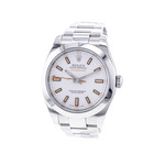 Montre d'occasion ROLEX Milgauss homme mouvement automatique certifié (cosc) bracelet acier - vue 4