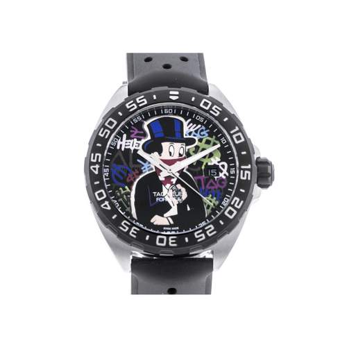 Montre d'occasion TAG HEUER Formula 1 Alec Monopoly homme quartz bracelet caoutchouc