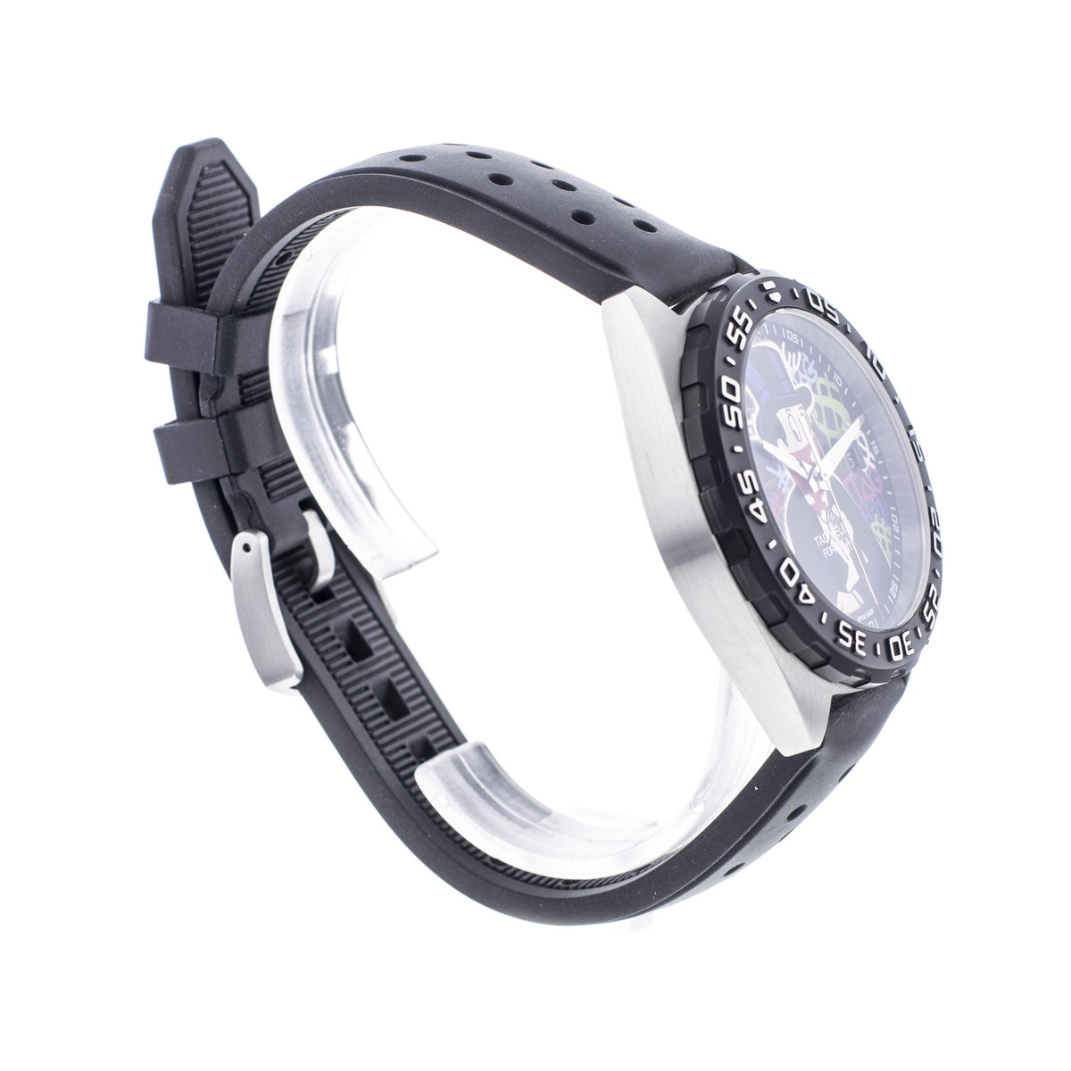 Montre d'occasion TAG HEUER Formula 1 Alec Monopoly homme quartz bracelet caoutchouc - vue 2