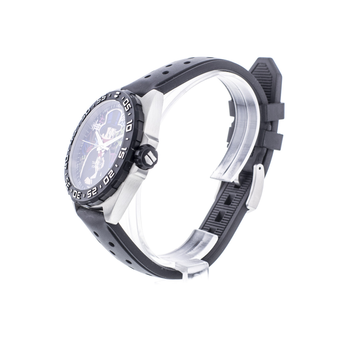 Montre d'occasion TAG HEUER Formula 1 Alec Monopoly homme quartz bracelet caoutchouc - vue D2