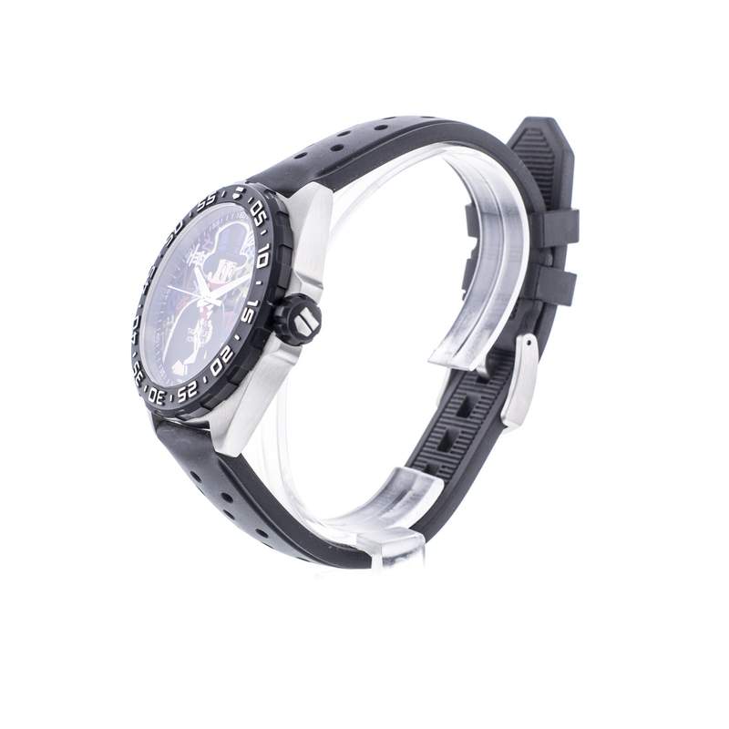 Montre d'occasion TAG HEUER Formula 1 Alec Monopoly homme quartz bracelet caoutchouc - vue D2