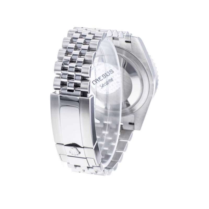 Montre d'occasion ROLEX GMT-Master II Batman homme mouvement automatique certifié (cosc) bracelet acier - vue D4