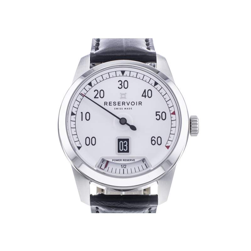 Montre d'occasion RESERVOIR Supercharged homme automatique bracelet cuir d'origine - vue 1