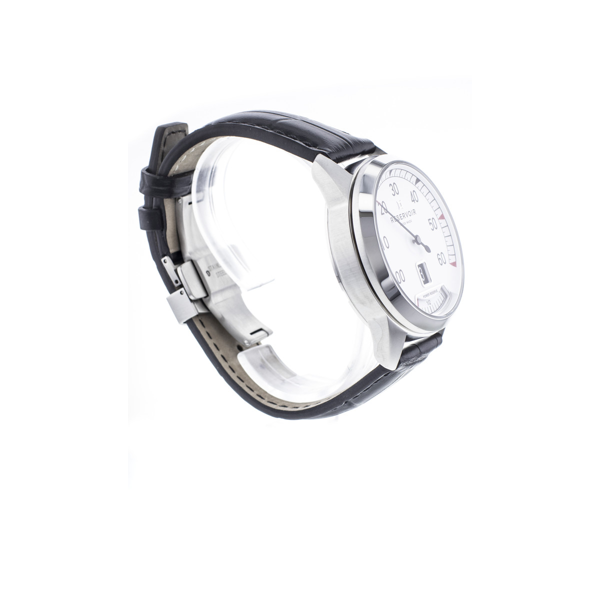 Montre d'occasion RESERVOIR Supercharged homme automatique bracelet cuir d'origine - vue 2