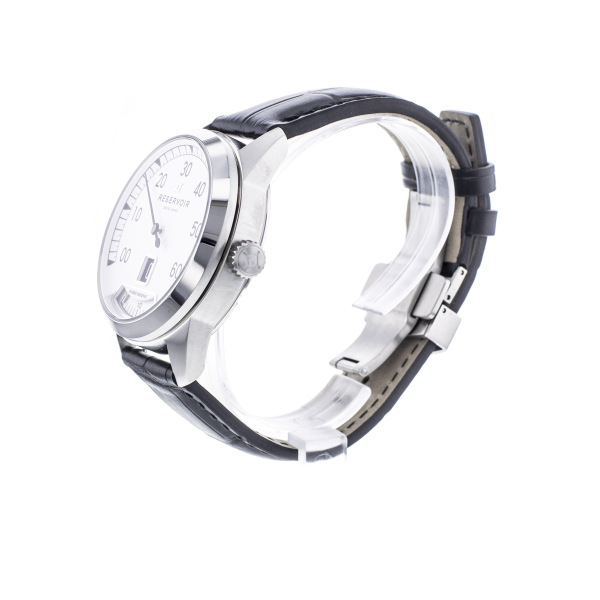 Montre d'occasion RESERVOIR Supercharged homme automatique bracelet cuir d'origine - vue D2