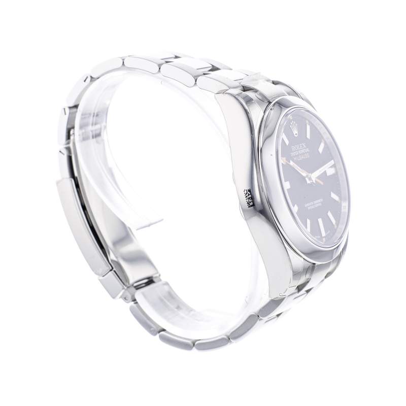 Montre d'occasion ROLEX Milgauss homme mouvement automatique certifié (cosc) bracelet acier - vue 2